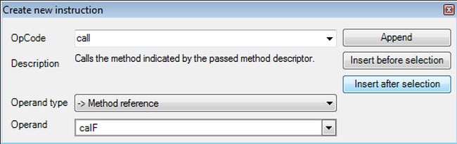 create new instruction